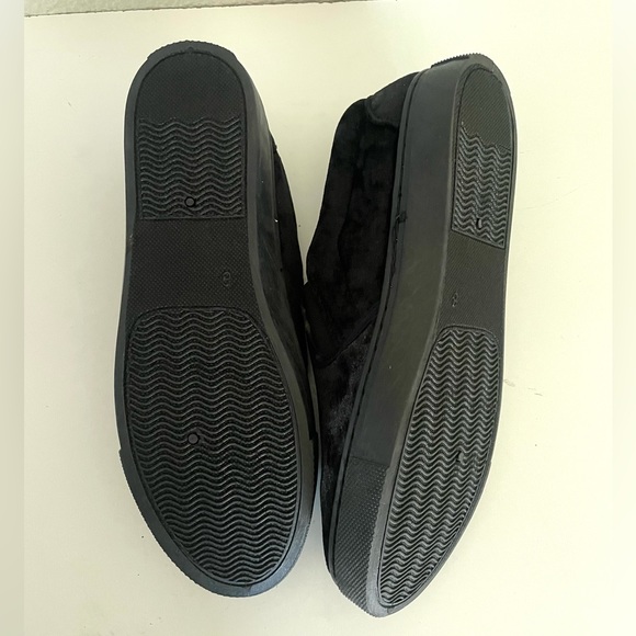 CHARLES ALBERT woman’s black slip on faux suede sneakers size- various - Picture 5 of 10
